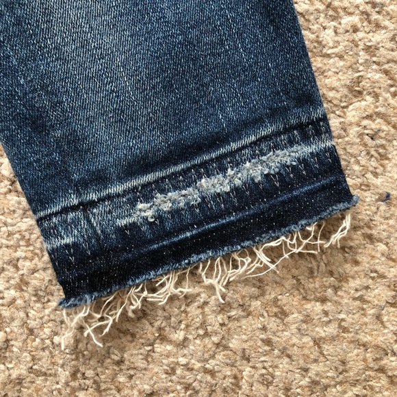 NWT Madewell 9" Mid-Rise Skinny Jeans in York Wash: Rip&Repair Edition Size 23 - Picture 9 of 11